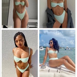 437 Aria mint bottoms NWOT